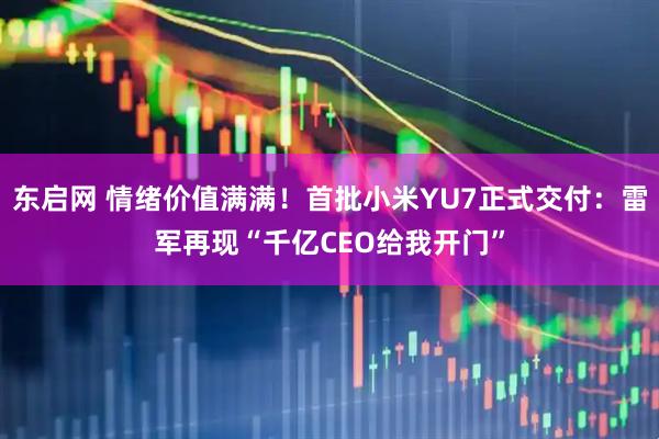 东启网 情绪价值满满！首批小米YU7正式交付：雷军再现“千亿CEO给我开门”